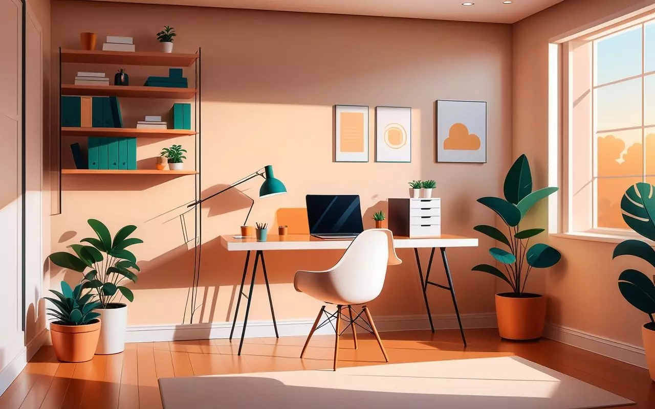 Как организовать продуктивный домашний офис для удаленной работы без особых затрат 1 Как организовать продуктивный домашний офис для удаленной работы без особых затрат